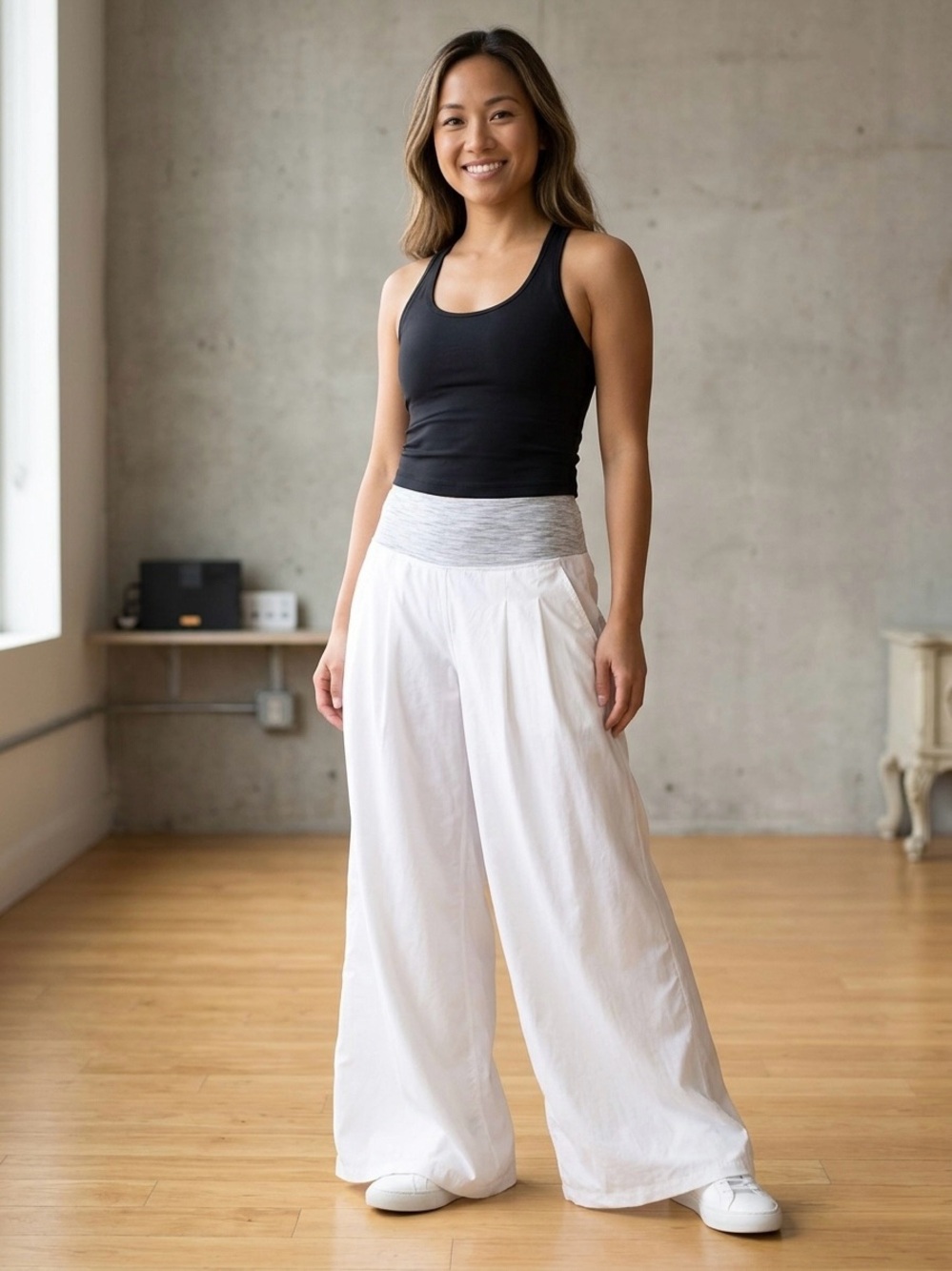 Retired Lululemon super soft light weight fold over pants.
